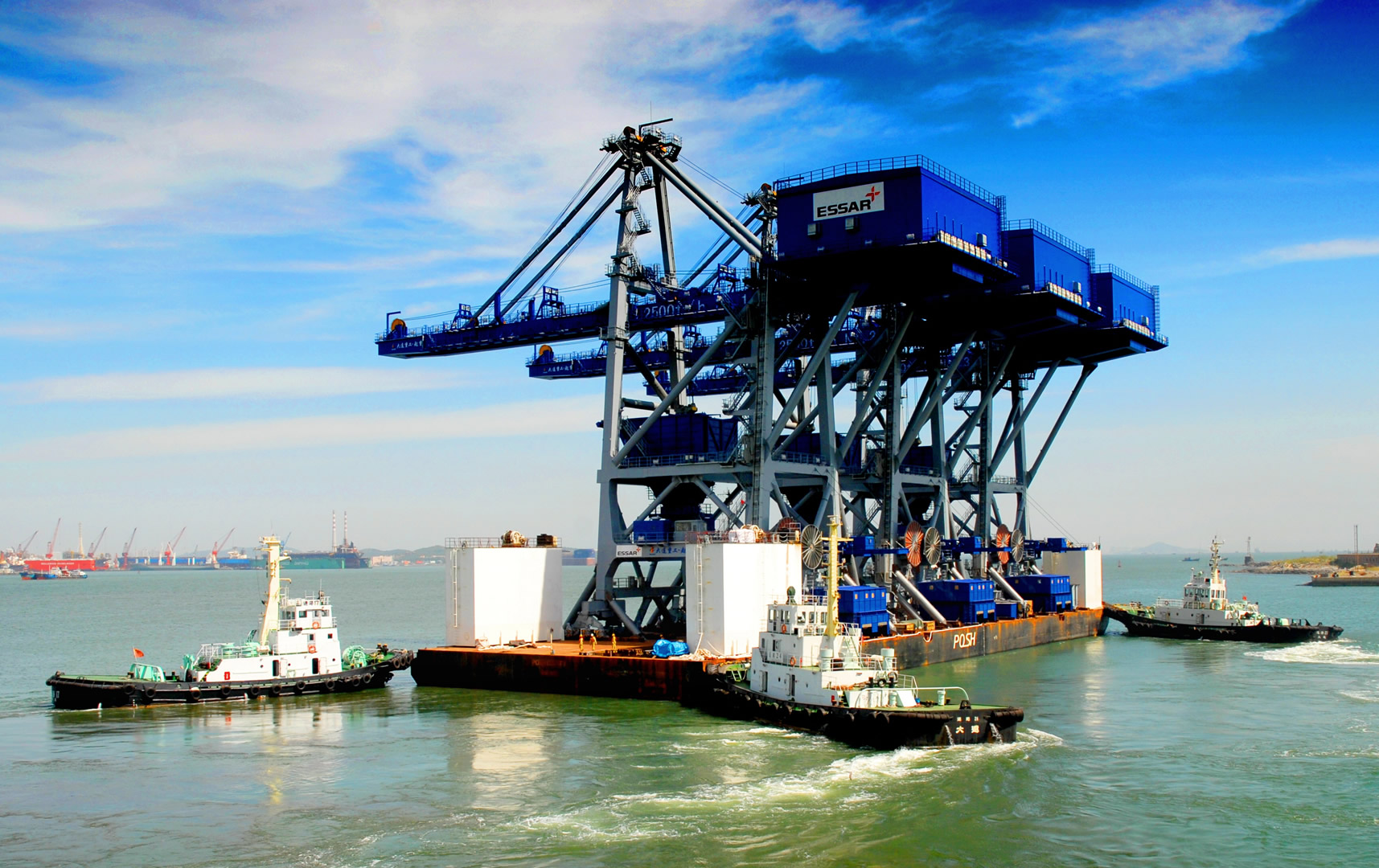 2500噸每小時卸船機(jī)（出口印度）